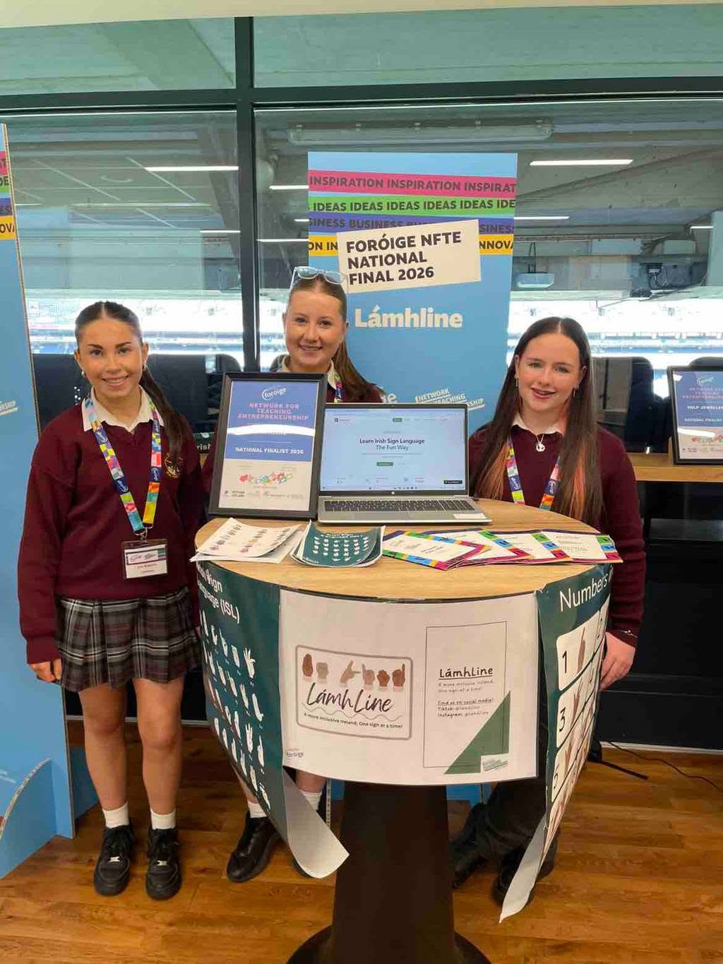 Students at Grange Post Primary School